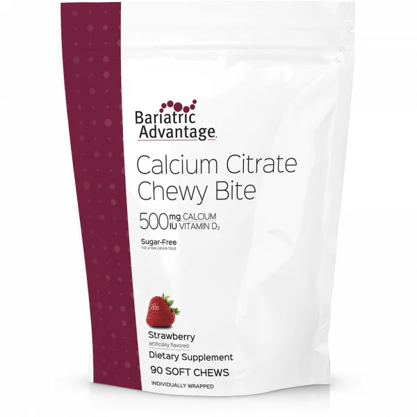 Calcium Chewy Bites 500mg BAG - Bariatric Advantage - Image 6
