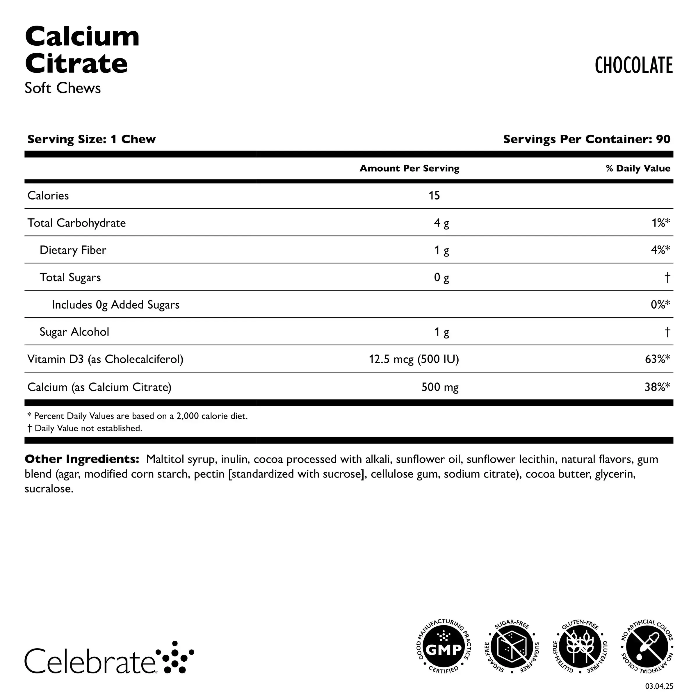 Calcium Citrate SOFT Chews - Celebrate - Image 3