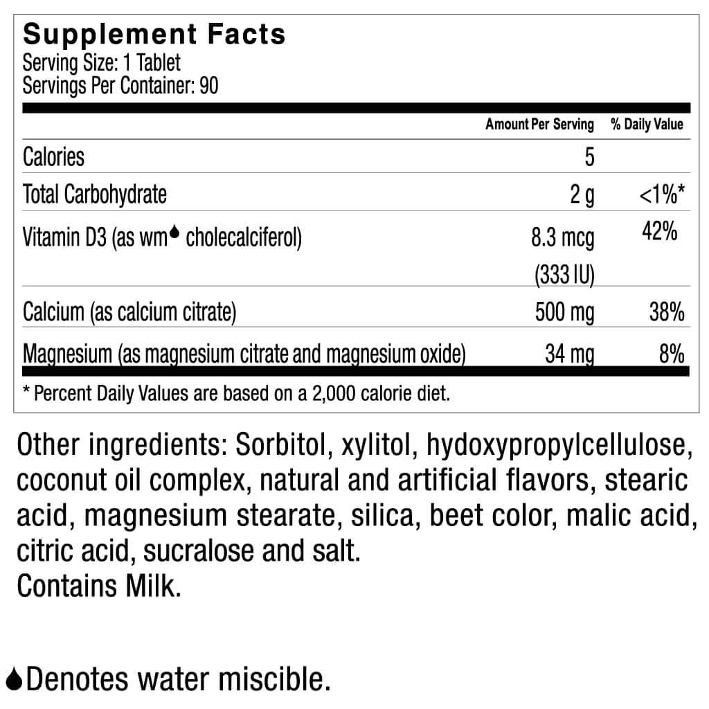 Calcium PLUS 500 Chewable - Celebrate - Image 4