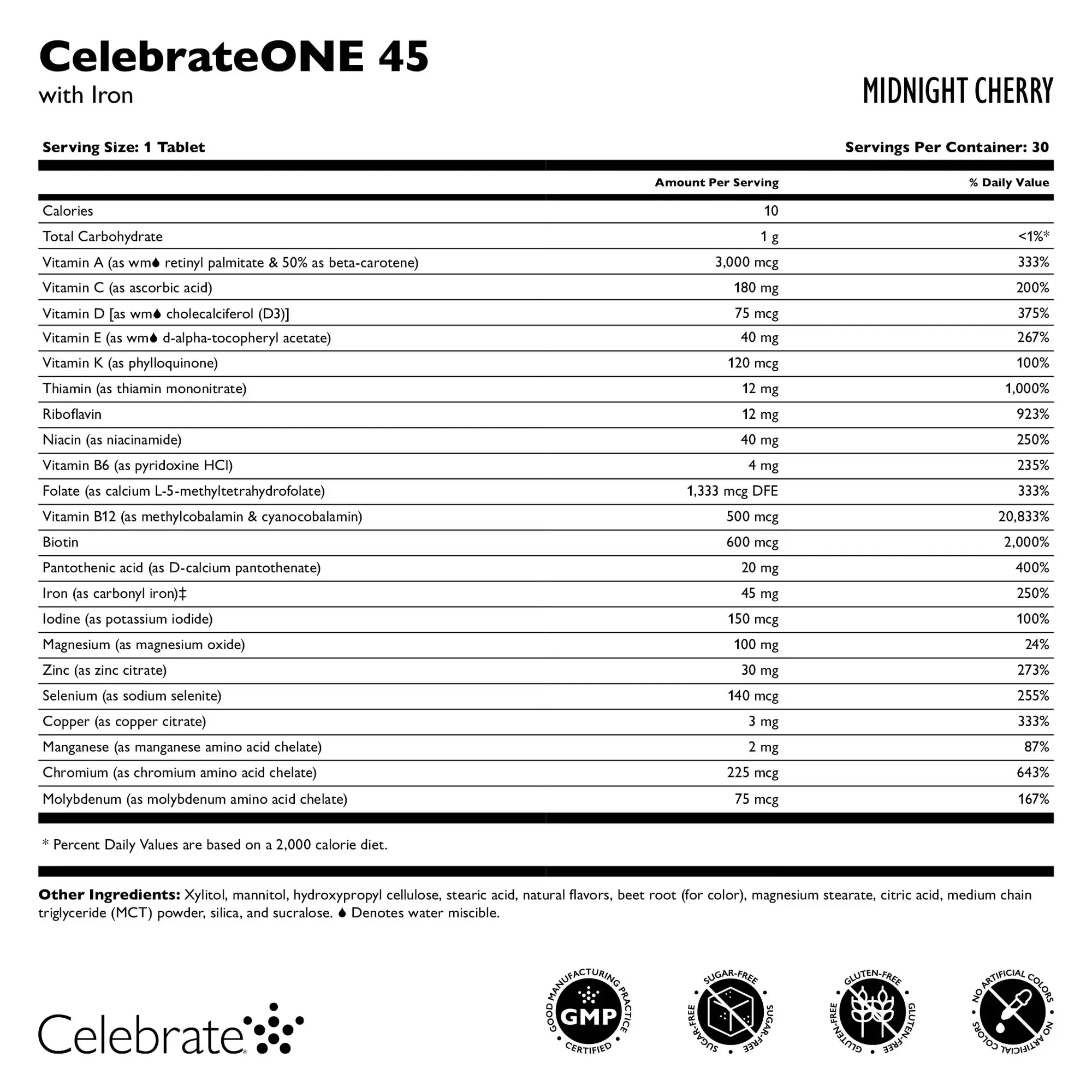 Multi-Chewable CelebrateONE 45 with Iron - Celebrate - Image 5