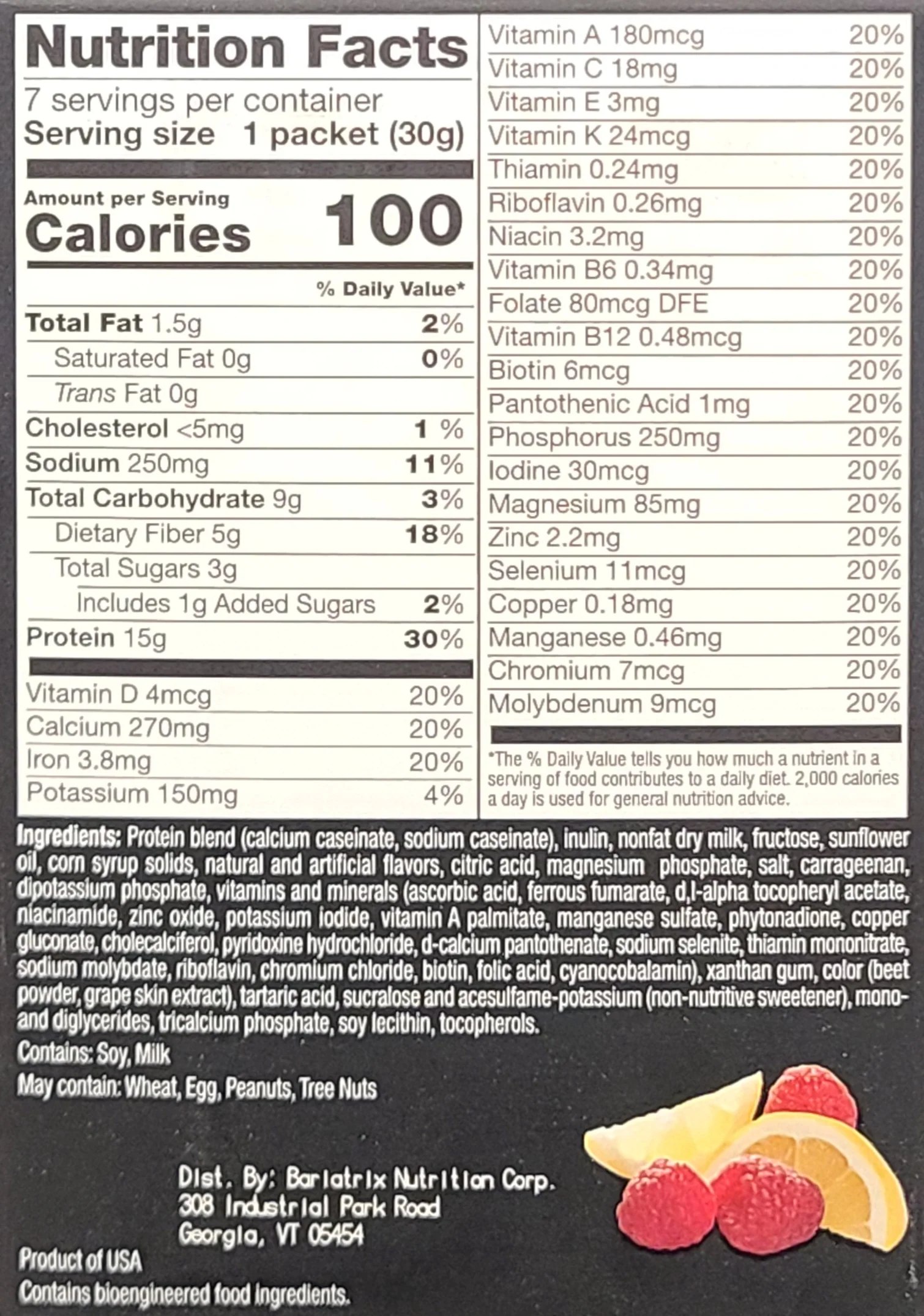 Lemon Raspberry Shake - Proti-Max - Image 4