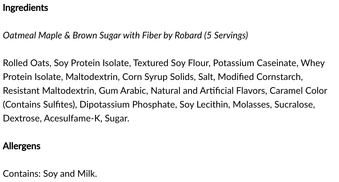 Maple & Brown Sugar Oatmeal - Image 5