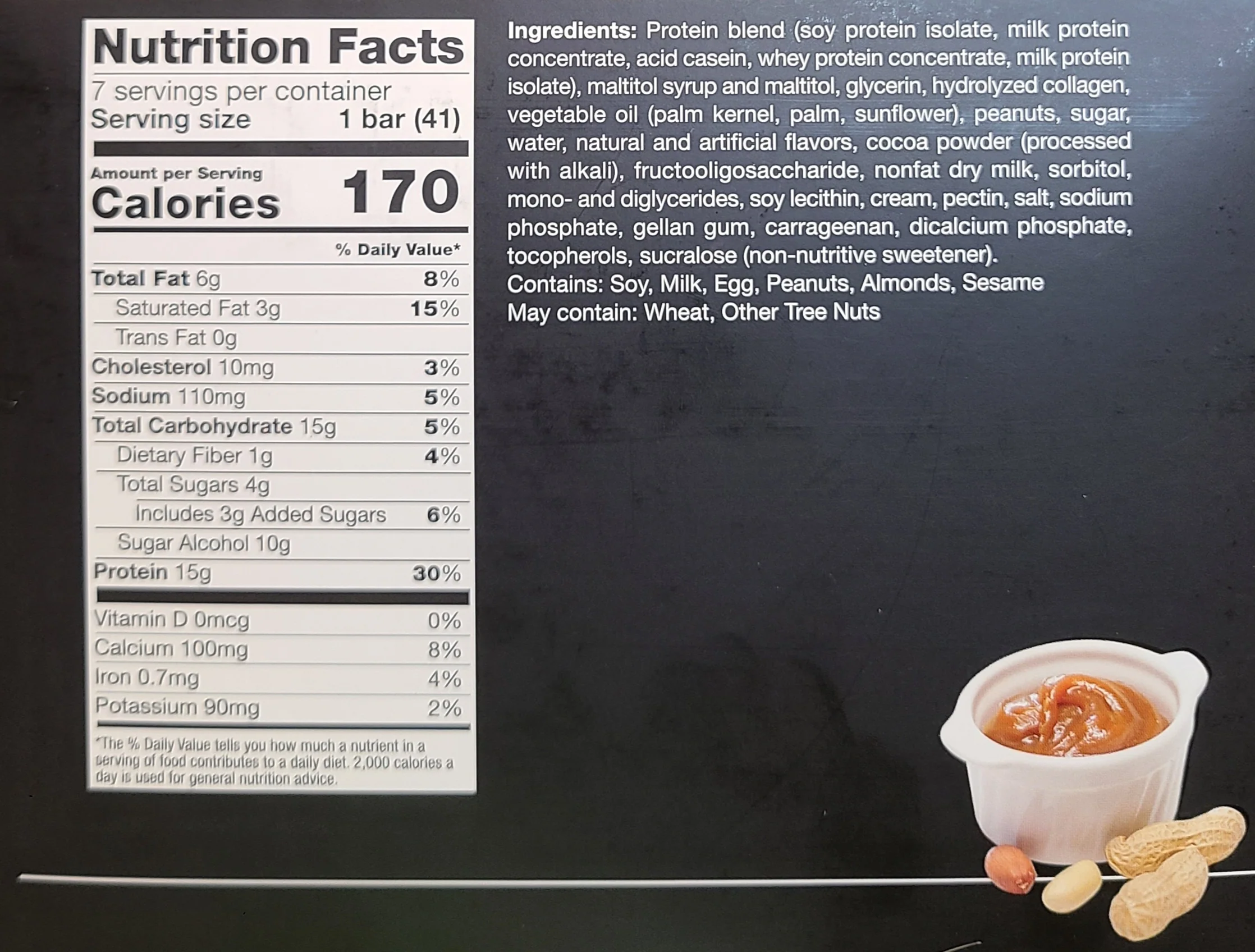 Caramel Nut Protein Bar - Proti-Bar - Image 3