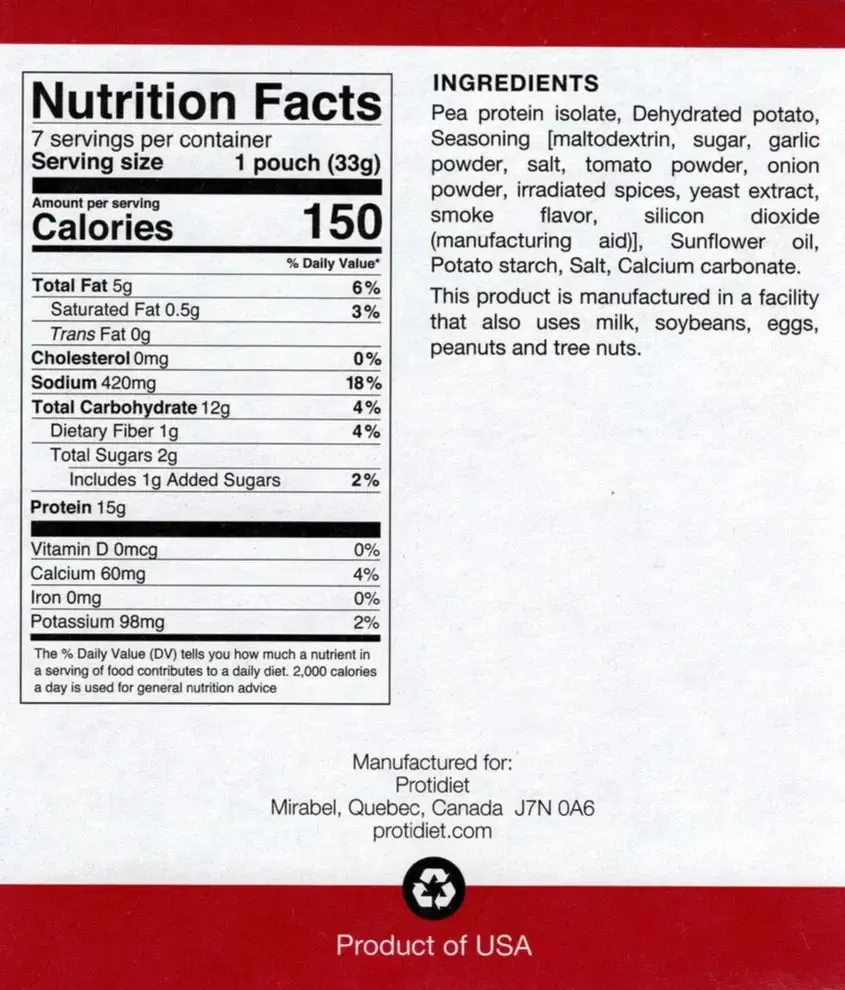 Protidiet BBQ Crisps - Image 4